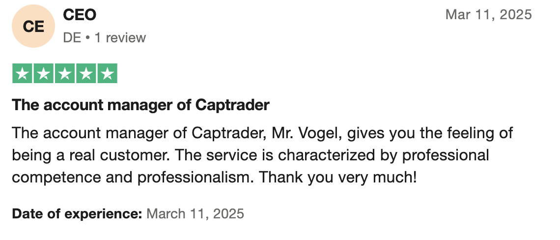 отзыв о CapTrader