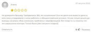 Tradevision365 негативный отзыв