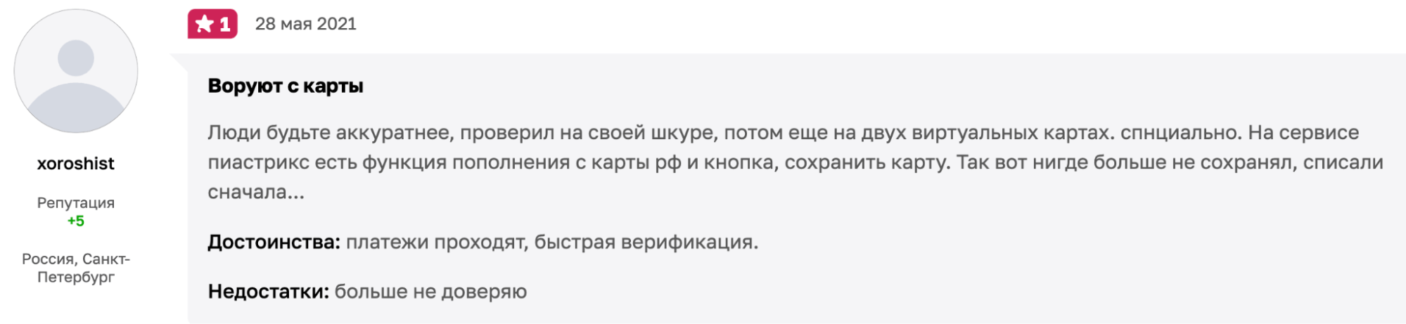 отзывы о Piastrix