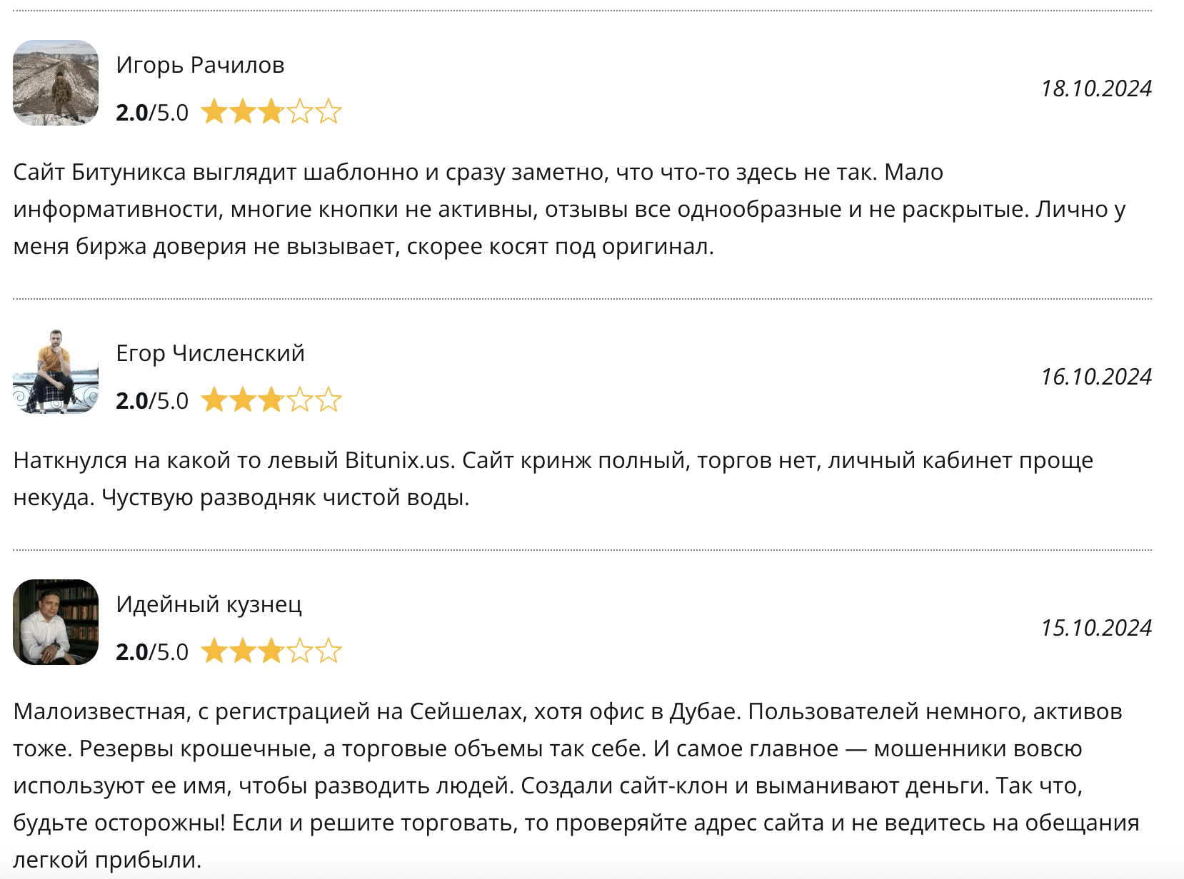 Bitunix отзывы