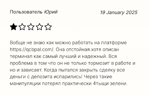 QCB Pal отзывы клиентов