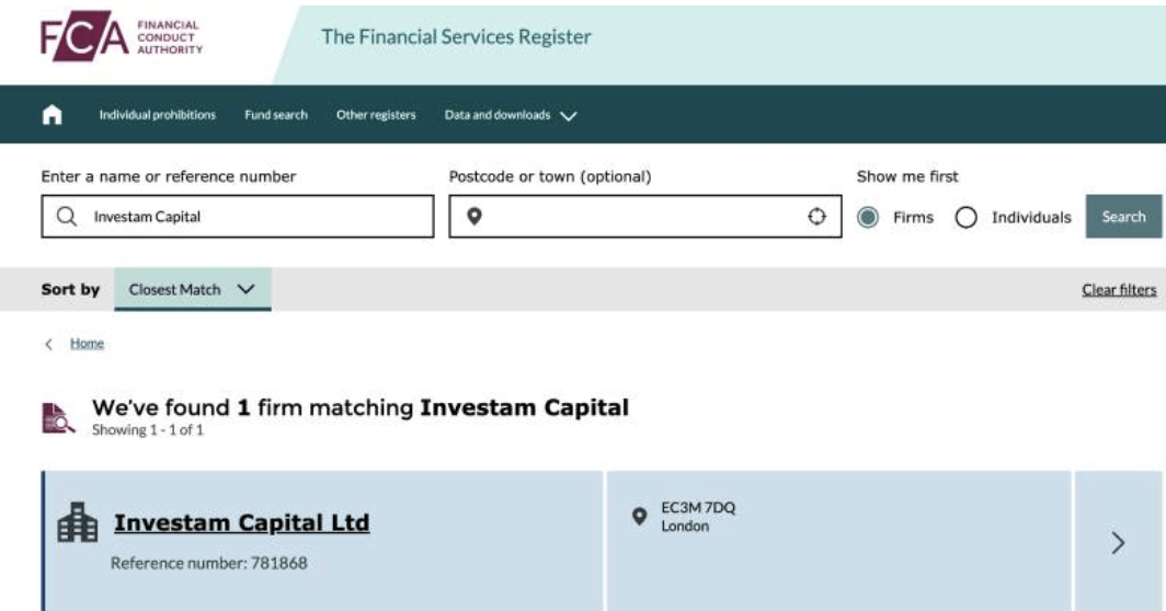 Investam Capital Ltd скам