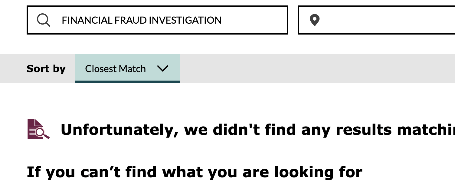 Financial Fraud Investigation скам