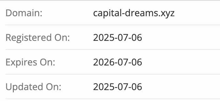 домен Capital-Dreams
