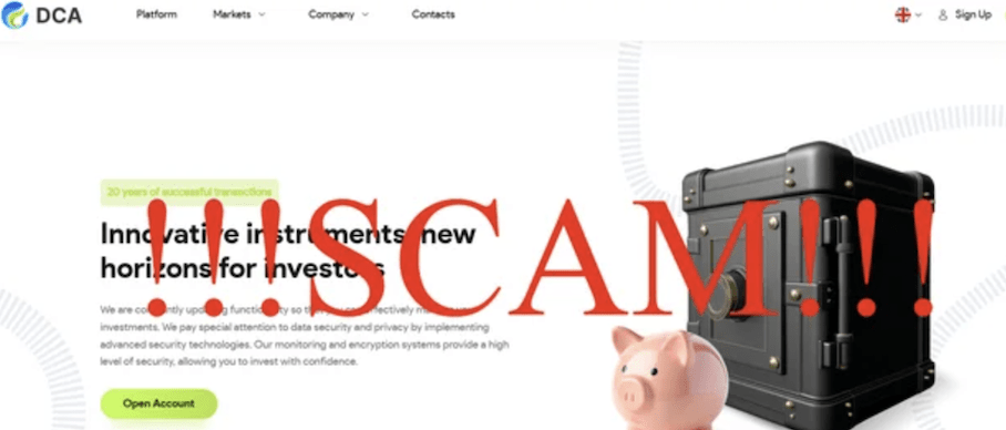 инфо о сайте DCA