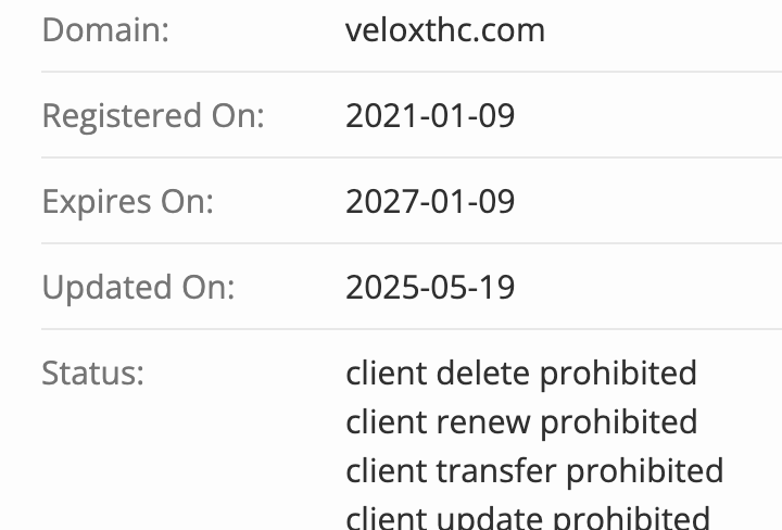 домен Veloxt HC