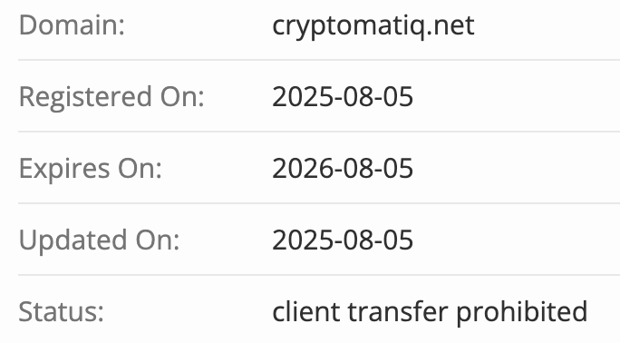 домен Cryptomatiq