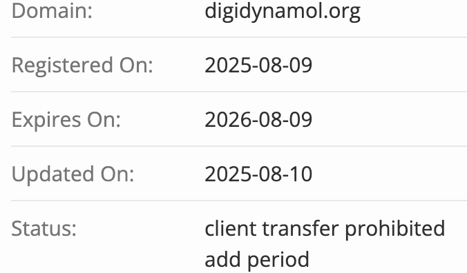 домен Digital Dynamo LLC