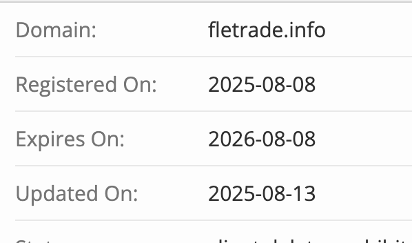 домен Fletrade