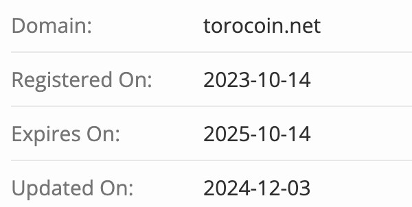 Torocoin домен