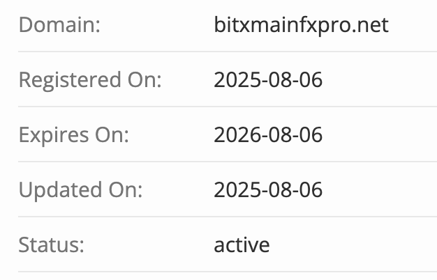 Bitminfx Trade домен