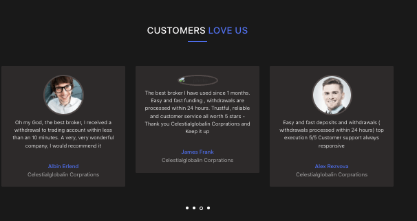 проверка компании Celestialglobalin Corprations