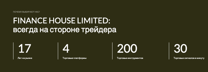 информация о FINANCE HOUSE LIMITED