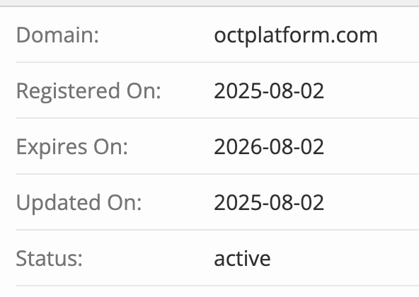 домен Octplatform