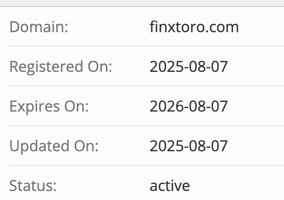 домен FinXToro
