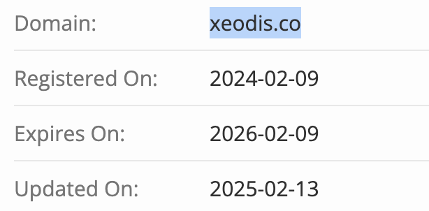 домен Xeodis