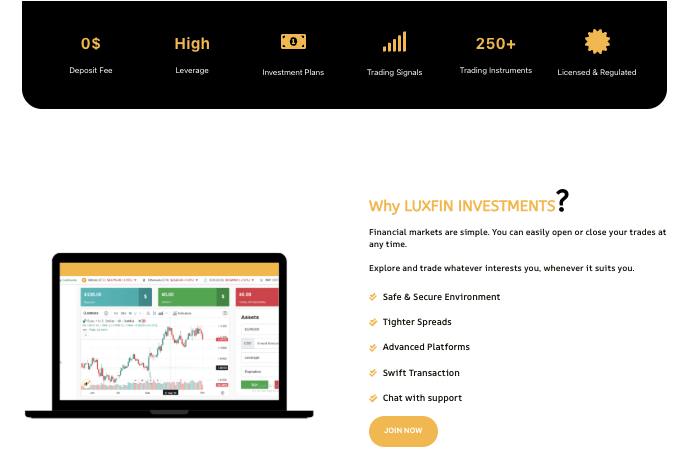 информация о LUXFIN INVESTMENTS