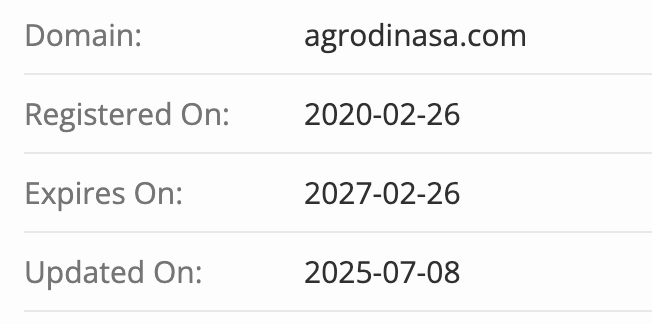 домен Agrodinasa