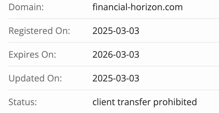 домен Financial‑Horizon