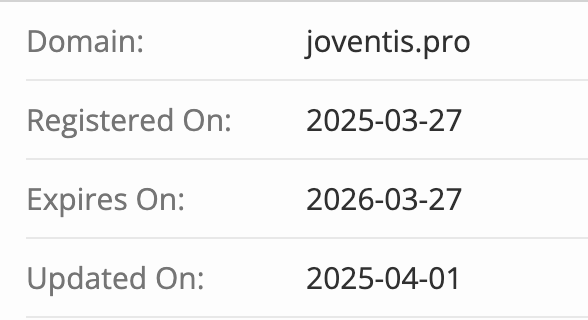 Joventis домен