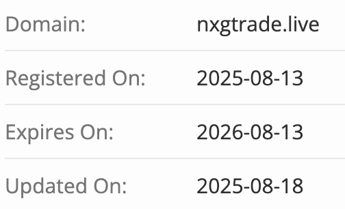 домен NXG Trade Fx