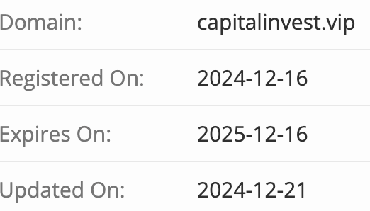 домен Market Capital Invest