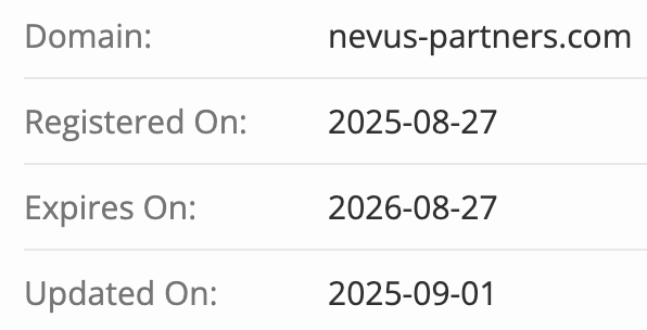 домен Nevus Partners