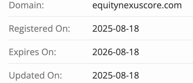 домен Equity Nexus Core