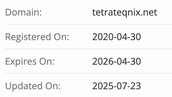 домен Tetrateqnix