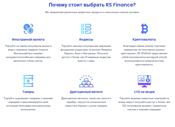 информация о RS Finance