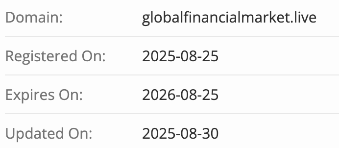 Global Financial Market домен