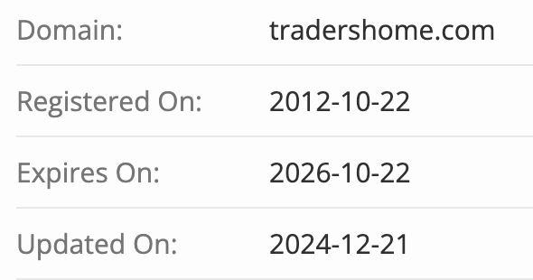 домен TradersHome