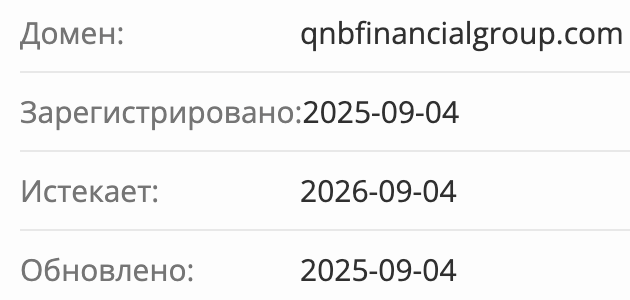QNB Financial Group домен
