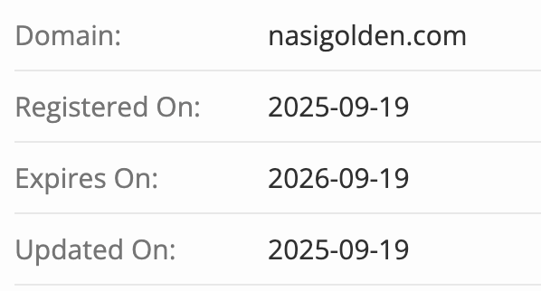 домен NASI GOLDEN