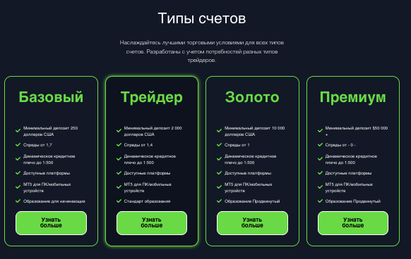 4xGPT типы счетов