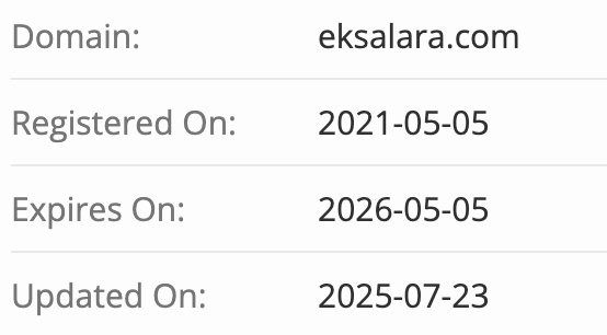 Eksalara домен
