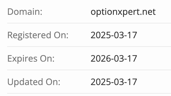 Option Xpert домен