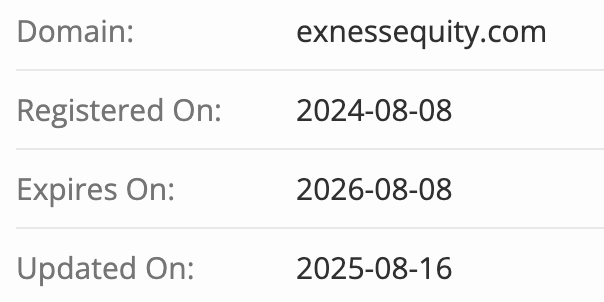 ExnessEquity домен