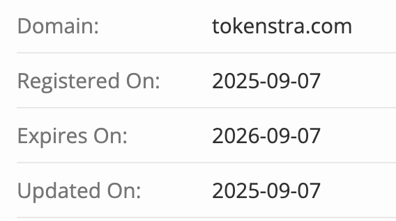 проверка домена Tokenstra