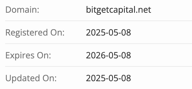 Bitget Capital домен