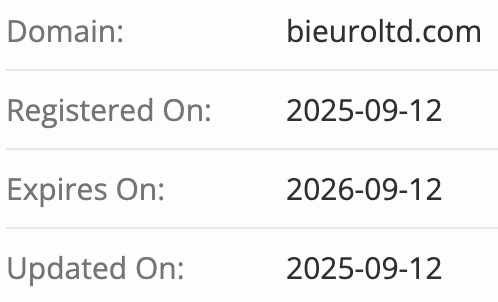 домен BIEURO LTD