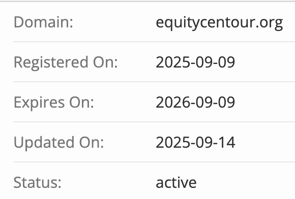 Equity Centour домен