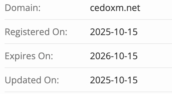 Cedoxm домен