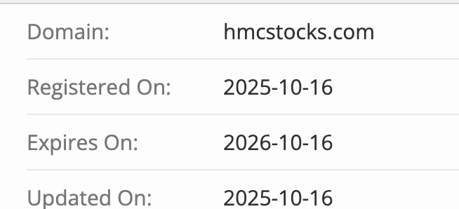 HMC Stocks Limited домен