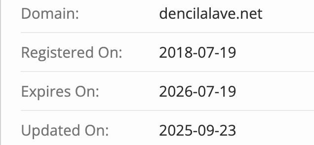 Dencilalave домен
