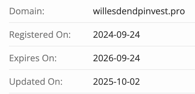 WILLESDENDPINVEST домен