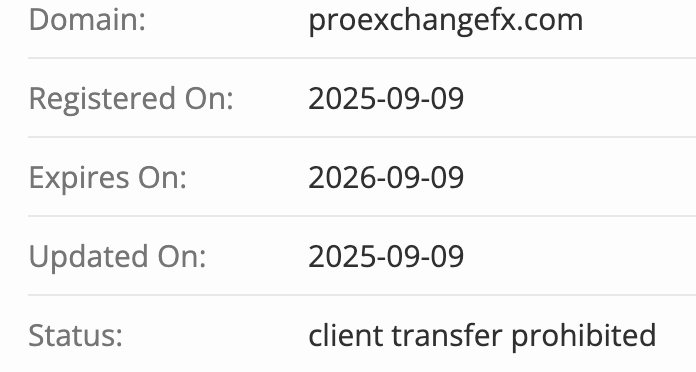 ProexchangeFX домен