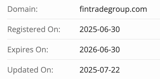 FinTradeGroup домен