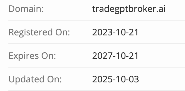 TradeGPT Broker домен