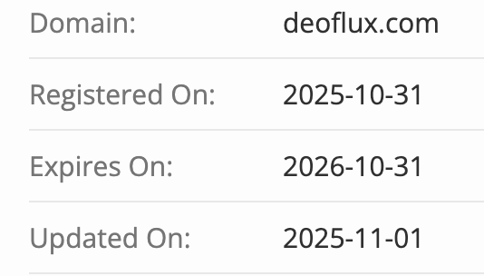 Deoflux домен